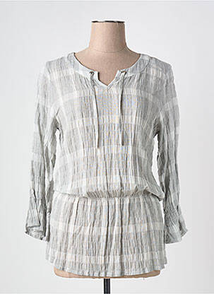 Tunique manches longues col rond gris MERI & ESCA femme
