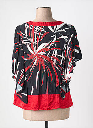 Blouse imprimé fantaisie manches courtes noir MERI & ESCA femme