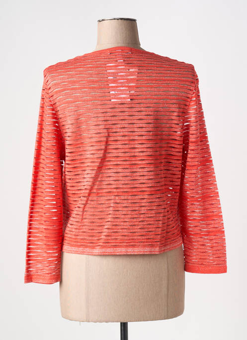 Gilet manches longues rouge GREGORY PAT pour femme