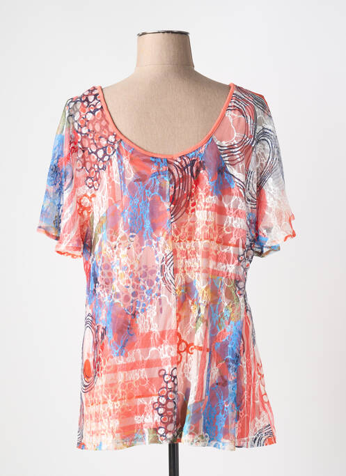 Tunique manches courtes orange GUY DUBOUIS pour femme