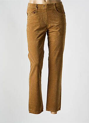Jegging stretch marron EAST DRIVE femme