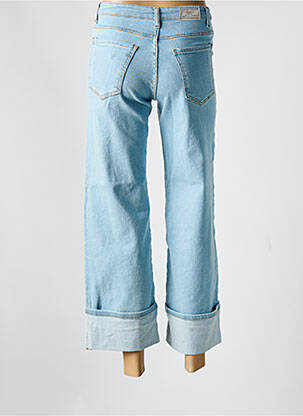 Jean coupe flare stretch taille haute bleu SENES femme