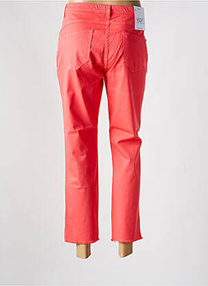 Jegging tissage popeline taille normale orange EAST DRIVE femme