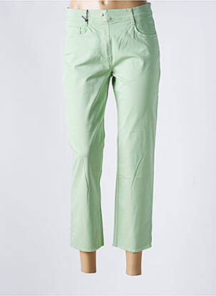 Jegging tissage popeline taille normale vert EAST DRIVE femme