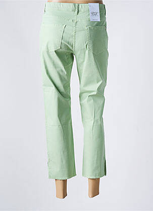 Jegging tissage popeline taille normale vert EAST DRIVE femme