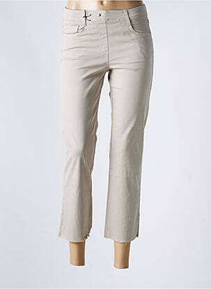 Jegging tissage popeline taille normale gris EAST DRIVE femme