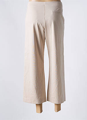 Pantalon 7/8 stretch taille normale beige ORTO BOTANICO femme