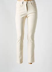 Jeans coupe slim beige EAST DRIVE pour femme seconde vue