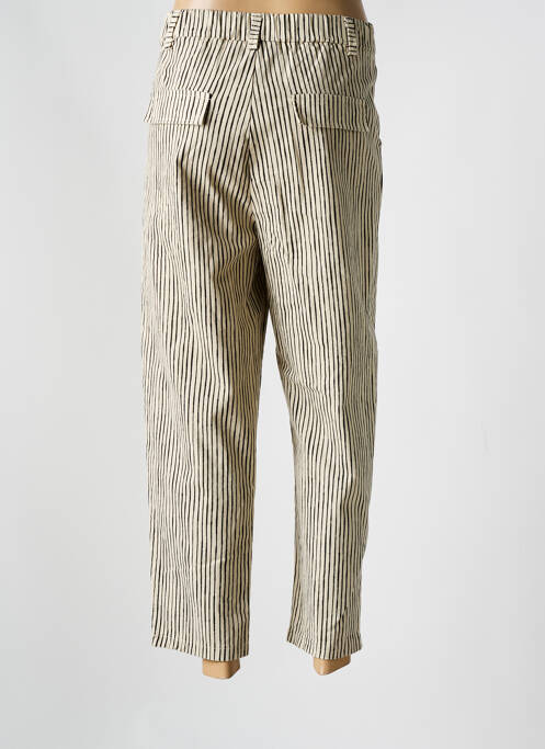 Jeans coupe droite beige INTUITION pour femme