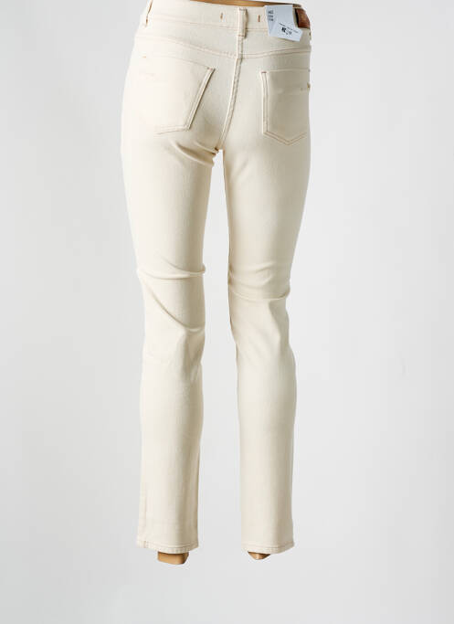 Jeans coupe slim beige EAST DRIVE pour femme