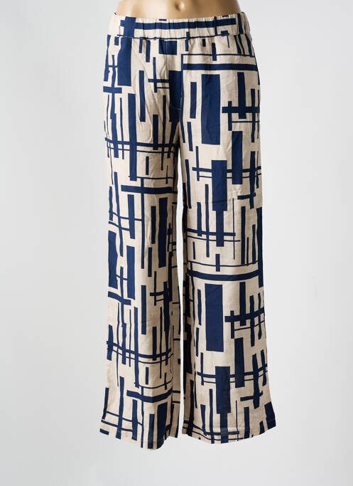 Pantalon large bleu ORTO BOTANICO pour femme