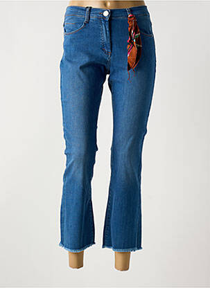 Jean coupe flare stretch taille normale bleu EAST DRIVE femme
