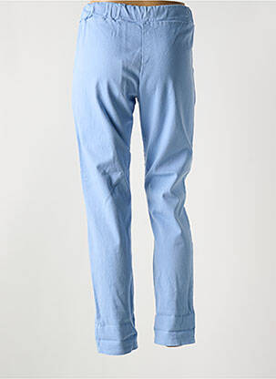 Pantalon slim taille élastique taille normale bleu SENES femme