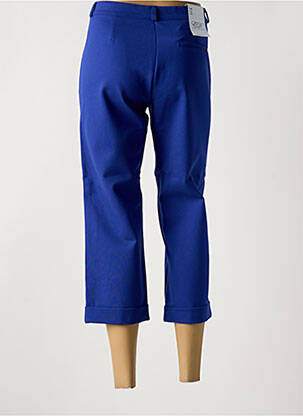 Pantacourt stretch taille normale bleu EAST DRIVE femme