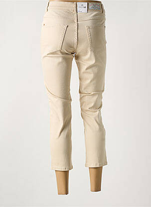 Pantacourt stretch taille normale beige PARA MI femme