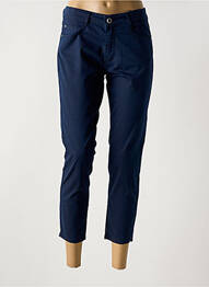 Pantacourt stretch taille normale bleu PARA MI femme