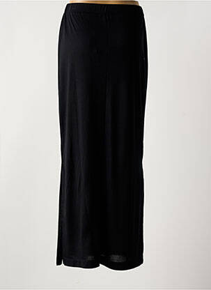 Jupe longue coupe droite noir ANGE femme