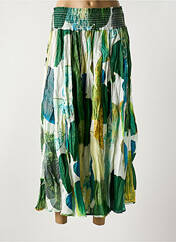 Jupe longue vert LAURA EN ROBE pour femme seconde vue