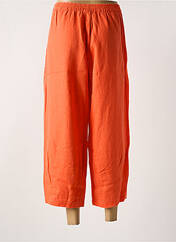 Pantacourt orange KOKOMARINA pour femme seconde vue