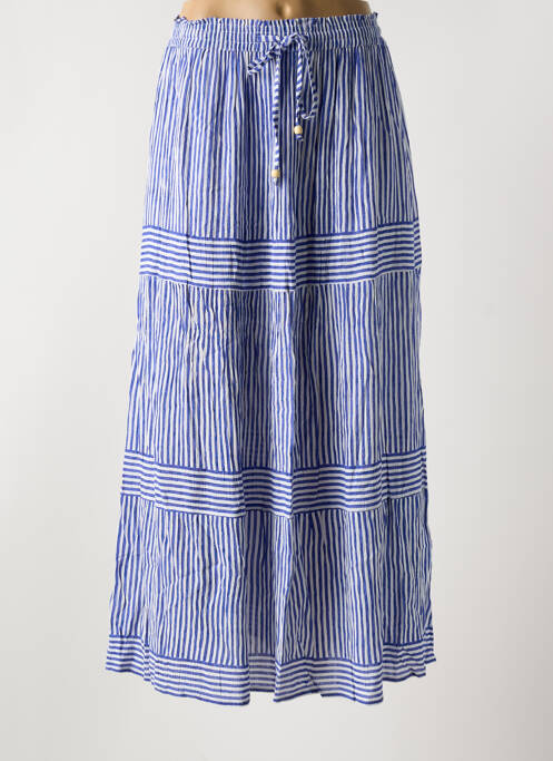 Jupe longue bleu ANGE pour femme