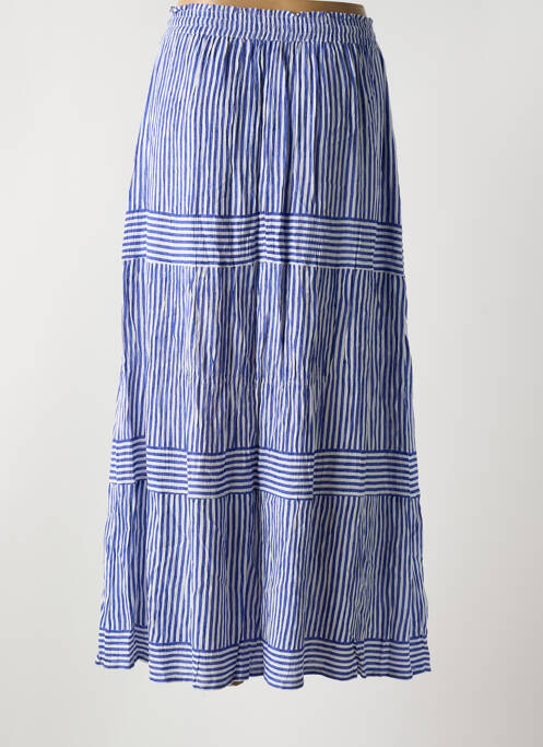 Jupe longue bleu ANGE pour femme