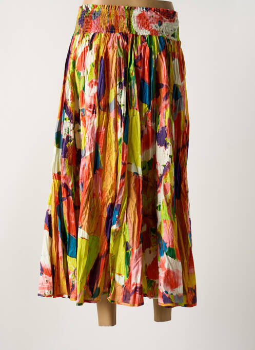 Jupe longue rouge DRESS ADDICT pour femme