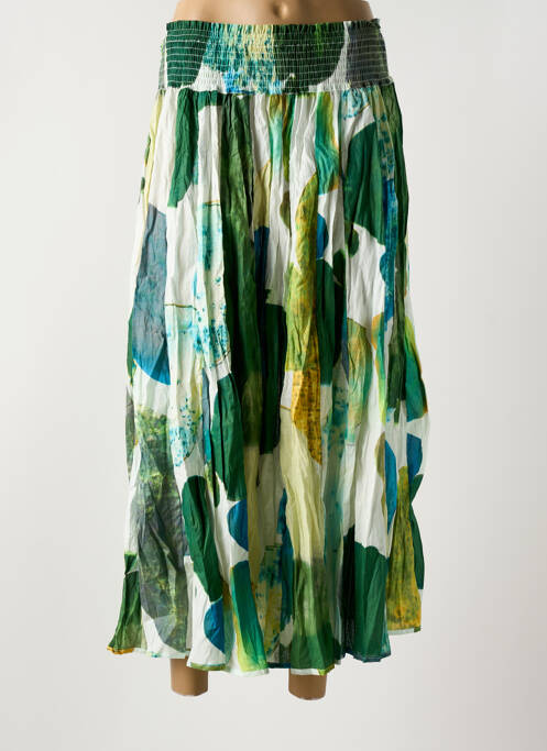 Jupe longue vert LAURA EN ROBE pour femme