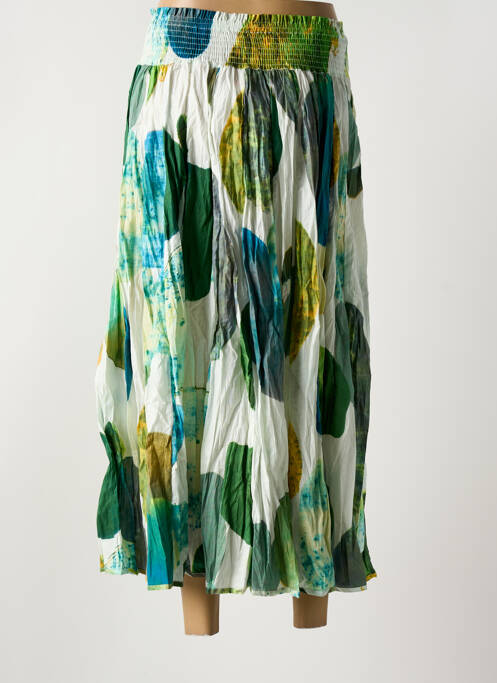 Jupe longue vert LAURA EN ROBE pour femme