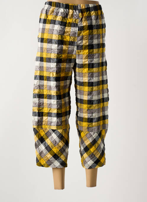 Pantacourt jaune GERSHON BRAM pour femme