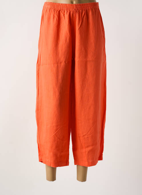 Pantacourt orange KOKOMARINA pour femme