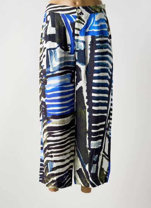 Pantalon 7/8 bleu KOKOMARINA pour femme