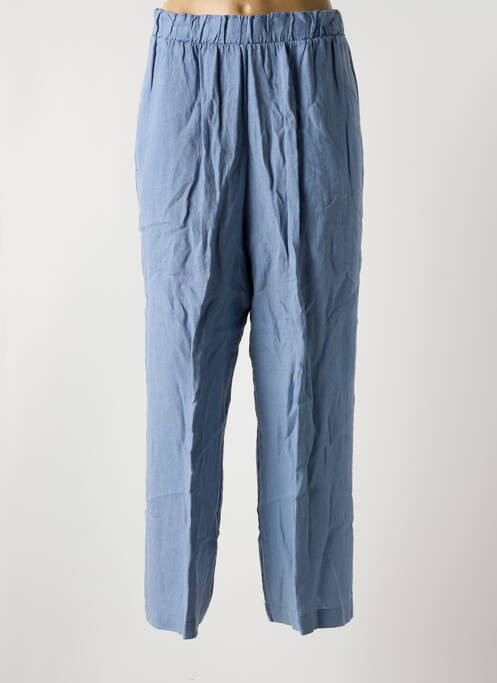 Pantalon droit bleu ORTO BOTANICO pour femme