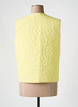 Gilet sans manche poches jaune SEASON femme