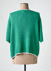 Gilet manches courtes vert COMPAÑIA FANTASTICA pour femme seconde vue