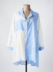 Tunique manches longues bleu PIMENT ROUGE pour femme seconde vue