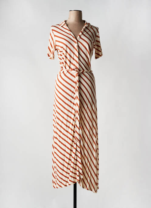 Robe longue marron COMPAÑIA FANTASTICA femme