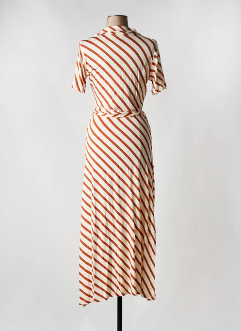 Robe longue marron COMPAÑIA FANTASTICA femme