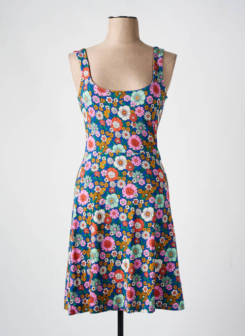 Robe mi-longue bleu PRINCESSE NOMADE pour femme