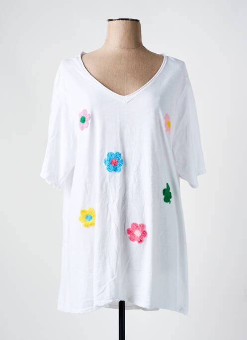 T-shirt blanc PIMENT ROUGE pour femme