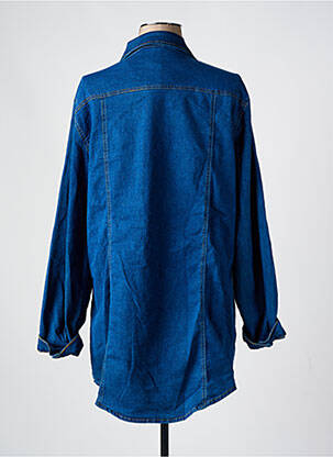 Robe mi-longue manches longues manches longues bleu B.S JEANS femme
