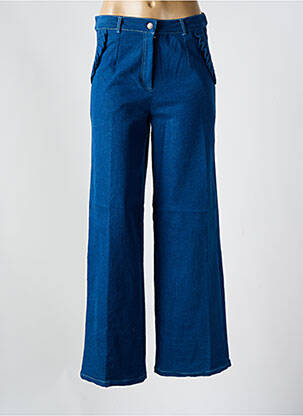 Jeans coupe droite taille normale taille normale bleu COMPAÑIA FANTASTICA femme