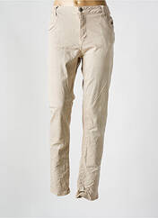 Jeans coupe slim beige KAROSTAR pour femme seconde vue