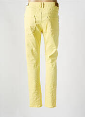 Jeans coupe slim jaune KAROSTAR pour femme seconde vue