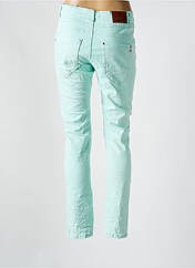 Jeans coupe slim vert KAROSTAR pour femme seconde vue