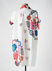 Robe mi-longue blanc PIMENT ROUGE pour femme seconde vue