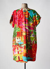 Robe mi-longue rouge ORIENTIQUE NATURALLY pour femme seconde vue