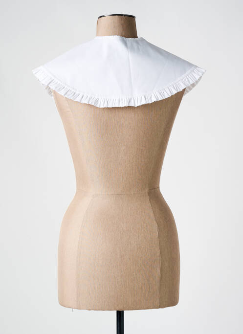 Col / Tour de cou blanc INTUITION pour femme