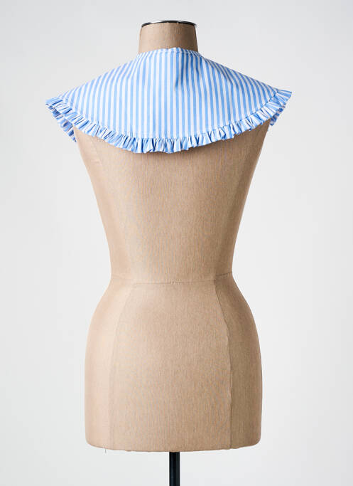 Col / Tour de cou bleu INTUITION pour femme