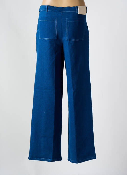 Jeans coupe droite bleu COMPAÑIA FANTASTICA pour femme