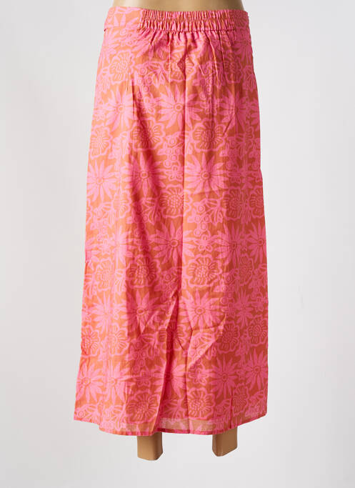 Jupe longue rose CALIE pour femme